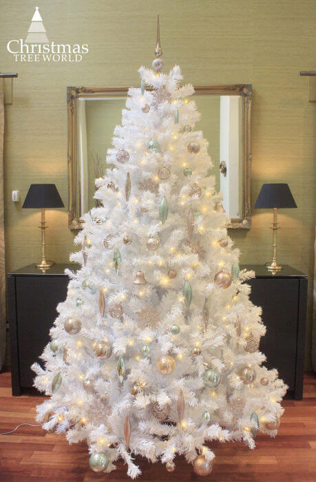 Pre Lit Bianca Pine White Pre Lit Christmas Tree